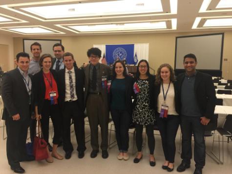 Celsa Tonelli, TouroCOM-Harlem, with other Student Section Delegates at the MSSNY conference