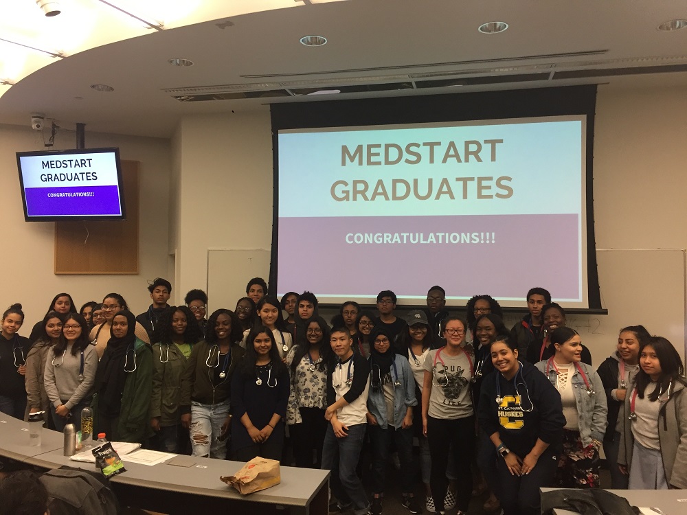 More than 100 high school students celebrated their graduation from TouroCOM's MedAchieve program.