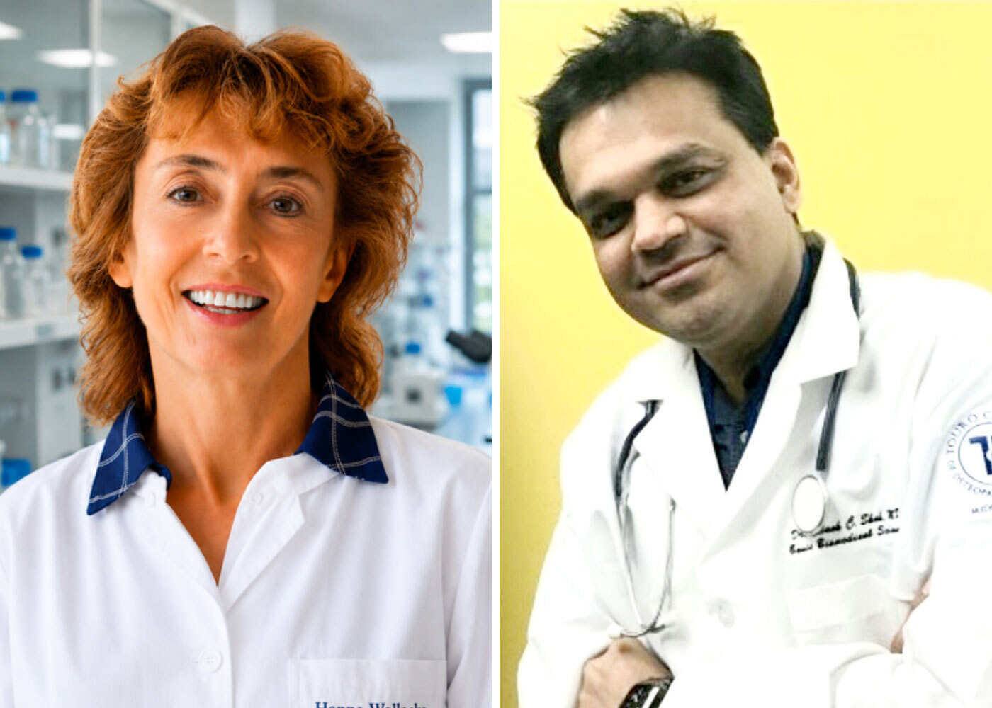 Drs. Hanna Wollocko and Nilank Shah