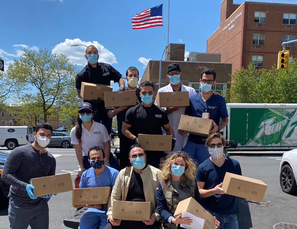 Behind Our Heroes delivers PPE to Brookdale Hospital