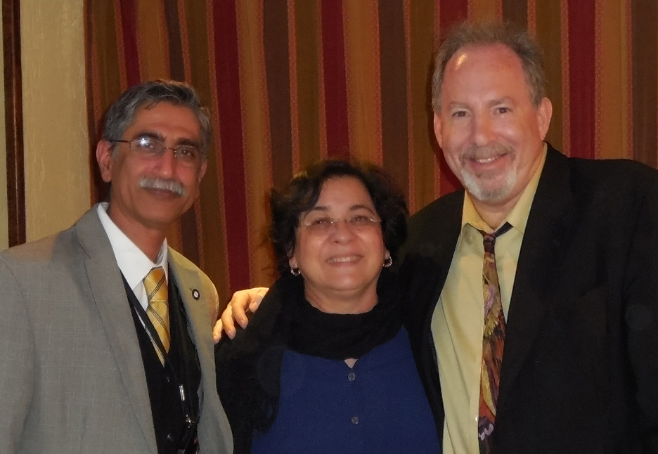 Left to Right: Keynote Speaker Arunabh Talwar, MD; Grace Vasconez-Pereira,DO, assistant professor at TouroCOM; and Kenneth Steier,DO, clinical dean and moderator, at a recent forum on pulmonary hypertension.